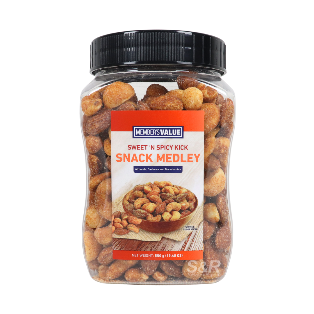 Member's Value Sweet N' Spicy Kick Snack Medley 550g
